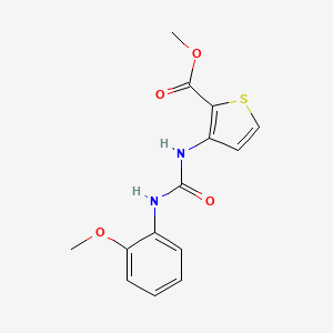 Methyl 3-{[(2-methoxyphenyl)carbamoyl]amino}thiophene-2-carboxylate