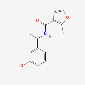 N-[1-(3-methoxyphenyl)ethyl]-2-methylfuran-3-carboxamide