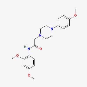 N-(2,4-dimethoxyphenyl)-2-[4-(4-methoxyphenyl)piperazin-1-yl]acetamide