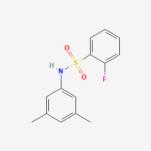 N-(3,5-dimethylphenyl)-2-fluorobenzenesulfonamide