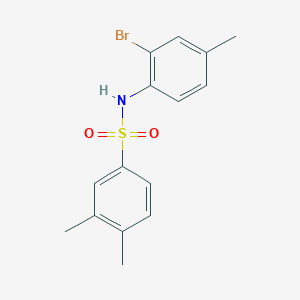 N-(2-bromo-4-methylphenyl)-3,4-dimethylbenzenesulfonamide