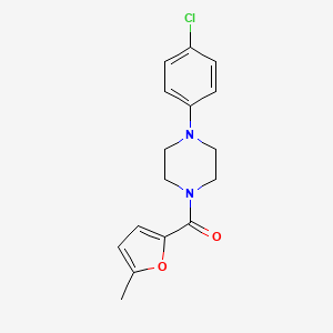 [4-(4-Chlorophenyl)piperazin-1-yl](5-methylfuran-2-yl)methanone