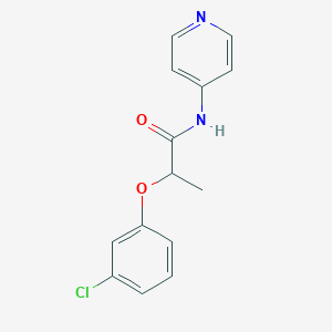 2-(3-chlorophenoxy)-N-(pyridin-4-yl)propanamide