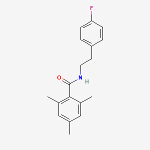 N-[2-(4-fluorophenyl)ethyl]-2,4,6-trimethylbenzamide