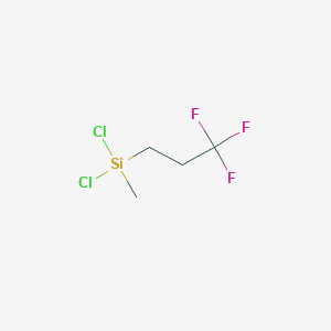 molecular formula C4H7Cl2F3Si B109683 (3,3,3-三氟丙基)甲基二氯硅烷 CAS No. 675-62-7