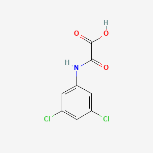 molecular formula C8H5Cl2NO3 B10968326 2-(3,5-Dichloroanilino)-2-oxoacetic acid 