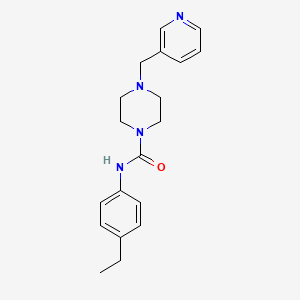 N-(4-ethylphenyl)-4-(pyridin-3-ylmethyl)piperazine-1-carboxamide