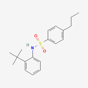 N-(2-tert-butylphenyl)-4-propylbenzenesulfonamide