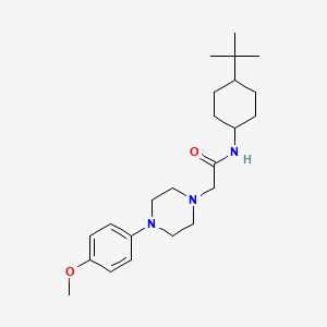 N-(4-tert-butylcyclohexyl)-2-[4-(4-methoxyphenyl)piperazin-1-yl]acetamide