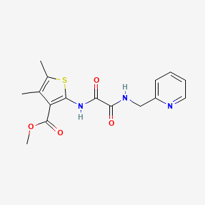 Methyl 4,5-dimethyl-2-({oxo[(pyridin-2-ylmethyl)amino]acetyl}amino)thiophene-3-carboxylate