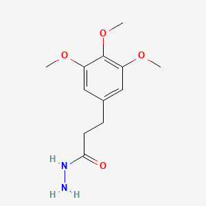 molecular formula C12H18N2O4 B10968410 3-(3,4,5-Trimethoxyphenyl)propanehydrazide 