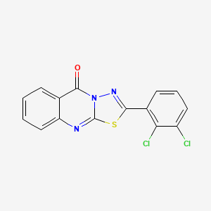 2-(2,3-dichlorophenyl)-5H-[1,3,4]thiadiazolo[2,3-b]quinazolin-5-one