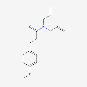 molecular formula C16H21NO2 B10968466 3-(4-methoxyphenyl)-N,N-di(prop-2-en-1-yl)propanamide 