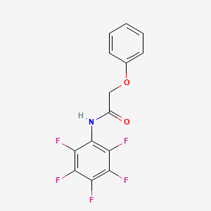 molecular formula C14H8F5NO2 B10968521 N-(pentafluorophenyl)-2-phenoxyacetamide 