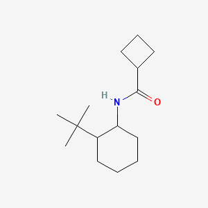 molecular formula C15H27NO B10968548 N-(2-tert-butylcyclohexyl)cyclobutanecarboxamide 