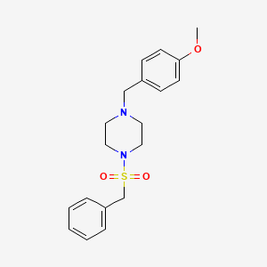 1-(Benzylsulfonyl)-4-(4-methoxybenzyl)piperazine