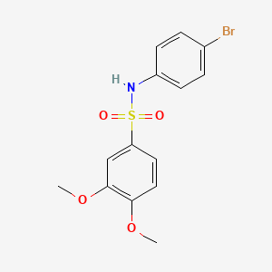 N-(4-bromophenyl)-3,4-dimethoxybenzenesulfonamide