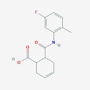 6-[(5-Fluoro-2-methylphenyl)carbamoyl]cyclohex-3-ene-1-carboxylic acid