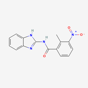 N-(1H-benzimidazol-2-yl)-2-methyl-3-nitrobenzamide