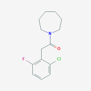 1-(Azepan-1-yl)-2-(2-chloro-6-fluorophenyl)ethanone