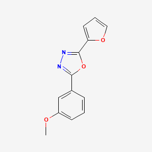 2-(2-Furyl)-5-(3-methoxyphenyl)-1,3,4-oxadiazole