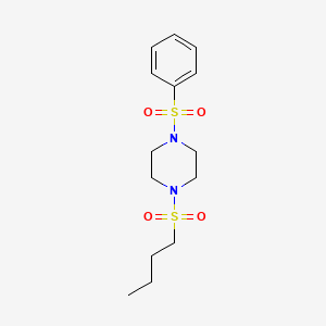 1-(Butylsulfonyl)-4-(phenylsulfonyl)piperazine