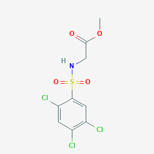 Methyl 2-{[(2,4,5-trichlorophenyl)sulfonyl]amino}acetate