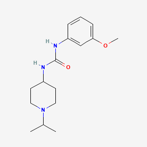 1-(3-Methoxyphenyl)-3-[1-(propan-2-yl)piperidin-4-yl]urea