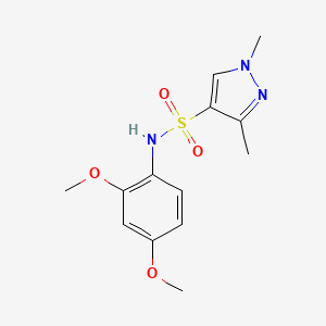 N-(2,4-dimethoxyphenyl)-1,3-dimethyl-1H-pyrazole-4-sulfonamide