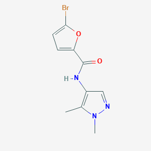 molecular formula C10H10BrN3O2 B10968876 5-bromo-N-(1,5-dimethyl-1H-pyrazol-4-yl)furan-2-carboxamide 