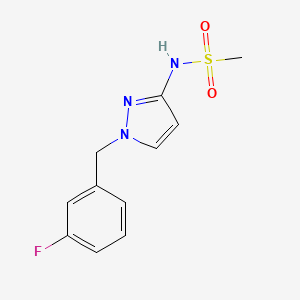 N-[1-(3-fluorobenzyl)-1H-pyrazol-3-yl]methanesulfonamide