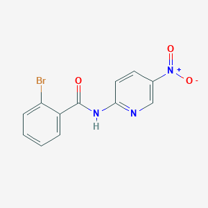 molecular formula C12H8BrN3O3 B10969061 2-bromo-N-(5-nitropyridin-2-yl)benzamide 