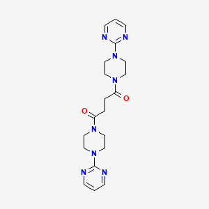 1,4-Bis[4-(pyrimidin-2-yl)piperazin-1-yl]butane-1,4-dione