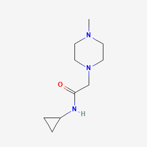 N-cyclopropyl-2-(4-methylpiperazin-1-yl)acetamide