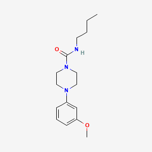 N-butyl-4-(3-methoxyphenyl)piperazine-1-carboxamide