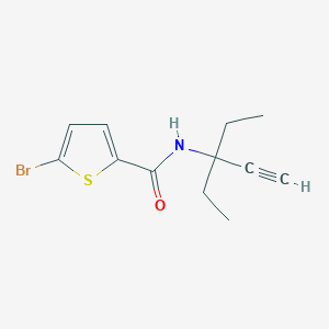 5-bromo-N-(3-ethylpent-1-yn-3-yl)thiophene-2-carboxamide