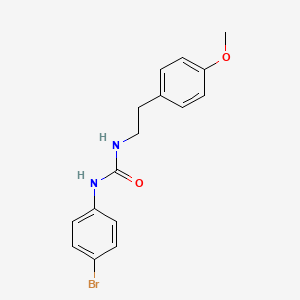 molecular formula C16H17BrN2O2 B10969266 1-(4-Bromophenyl)-3-[2-(4-methoxyphenyl)ethyl]urea 