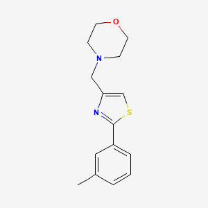 4-{[2-(3-Methylphenyl)-1,3-thiazol-4-yl]methyl}morpholine