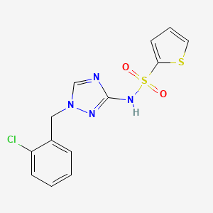 N-[1-(2-chlorobenzyl)-1H-1,2,4-triazol-3-yl]thiophene-2-sulfonamide