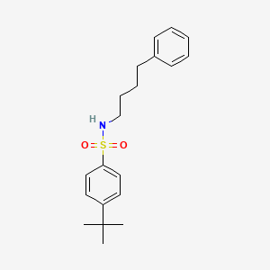 4-tert-butyl-N-(4-phenylbutyl)benzenesulfonamide