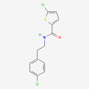 5-chloro-N-[2-(4-chlorophenyl)ethyl]thiophene-2-carboxamide