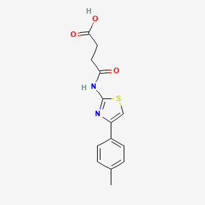 4-{[4-(4-Methylphenyl)-1,3-thiazol-2-yl]amino}-4-oxobutanoic acid