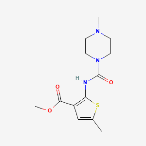 Methyl 5-methyl-2-{[(4-methylpiperazin-1-yl)carbonyl]amino}thiophene-3-carboxylate