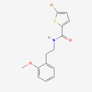 5-bromo-N-[2-(2-methoxyphenyl)ethyl]thiophene-2-carboxamide