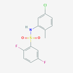 N-(5-chloro-2-methylphenyl)-2,5-difluorobenzenesulfonamide