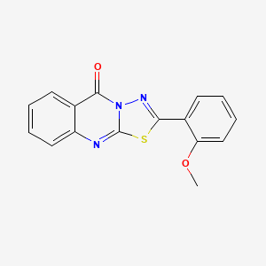 2-(2-methoxyphenyl)-5H-[1,3,4]thiadiazolo[2,3-b]quinazolin-5-one