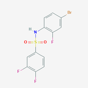 N-(4-bromo-2-fluorophenyl)-3,4-difluorobenzenesulfonamide