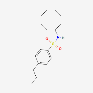 N-cyclooctyl-4-propylbenzenesulfonamide