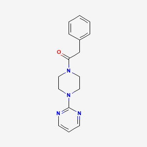 2-Phenyl-1-[4-(pyrimidin-2-yl)piperazin-1-yl]ethanone