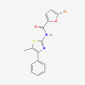 molecular formula C15H11BrN2O2S B10969570 5-bromo-N-(5-methyl-4-phenyl-1,3-thiazol-2-yl)furan-2-carboxamide 